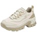 Skechers Street Anti-Slip Wear-Resistant Low-Top Chunky Sneakers Women's Beige Pink Бежево-розовый, 36