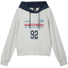 Skechers American Sweatshirt Women's Light Gray Серый, S
