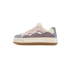 Skechers Anti-Slip Wear-Resistant Low-Top Skateboard Shoes Women's Pink Purple Purple/Pink White, 35.5