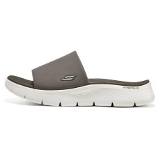 Skechers Go Walk Fle Slip Resistant Slide Slippers Men's Umber 39.5