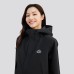 Skechers Mountain And Wild Outdoor Series Breathable Windbreaker Jacket Women's Carbon Black сажа, M