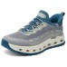 Skechers OUTDOOR Anti-Slip Wear-Resistant Low-Top Casual Shoes Women's Gray Blue Gray Blue, 38