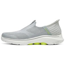 Skechers Slip Ins Anti-Slip Wear-Resistant Low-Top Casual Shoes Men's Gray Серый, 39.5