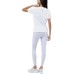 Skechers T Shirt Women's Bright White Белый, M