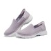 Skechers Go Walk Arch Fit Hands Free Slip-Ins Anti-Slip Wear-Resistant Low-Top Casual Shoes Women's Light Purple Фиолетовый, 38