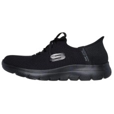 Skechers Summits Slip Resistant And Breathable Low Top Casual Shoes Women's Black Черный, 38