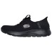 Skechers Summits Slip Resistant And Breathable Low Top Casual Shoes Women's Black Черный, 38