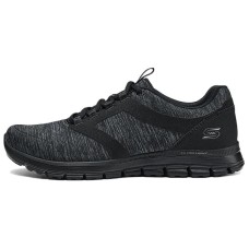 Skechers Cushioning Anti Slip And Wear Resistant Coverage Lightweight Low Top Running Shoes Women's Black Черный, 36.5
