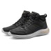 Skechers Delson 3.0 Non-slip Wear-resistant Shock Absorption High-Top Casual Shoes Men's Black Черный, 41