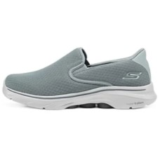 Skechers MEN'S GO WALK Anti-Slip Wear-Resistant Low-Top Casual Shoes Men's Gray Серый, 44