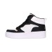Skechers Court High Anti Slip Wear Resistant Mid Top Kids' Skateboarding Shoes White Black Children Aged 3 7 Years Old Черно-белый, 27.5