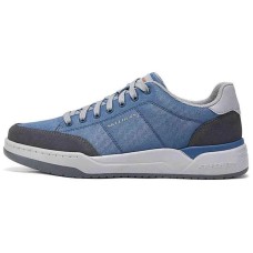 Skechers Anti-Slip Wear-Resistant Low-Top Skateboard Shoes Men's Blue Синий, 39.5