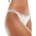 Calvin Klein modern logo string bikini brief in white Белый, M - US 8