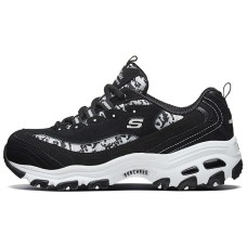 Skechers D'Lites 1.0 Running Shoes Black/White Women's 35