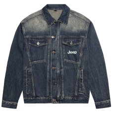 Jeep Denim Jacket Unisex Nano Blue Nano Blue, XL