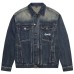 Jeep Denim Jacket Unisex Nano Blue Nano Blue, XL