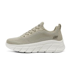 Skechers Bob's Anti-Slip Wear-Resistant Low-Top Casual Shoes Women's Umber Серо-коричневый, 35