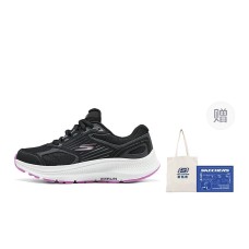 Skechers WOMEN'S GO Series Anti-Slip Wear-Resistant Low-Top Running Shoes Women's Black Purple Черный/Фуксия, 37.5