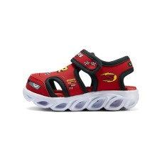 Infant And Toddler Skechers Kids BOYS Slip-Resistant Breathable Low-Top Toddler Shoes Red Black Черно-красный, 23