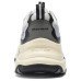 Skechers DLITES Anti-Slip Wear-Resistant Low-Top Casual Shoes Men's Silver Silver White, 44