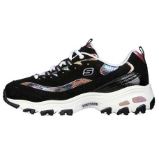 Skechers D'Lites Leather 'Black Multi' Women's 37.5