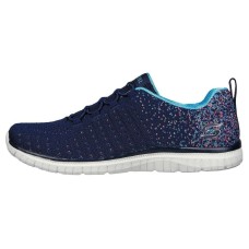 Skechers Cushioning Slip Resistant Low Top Casual Shoes Women's Marine Blue 35