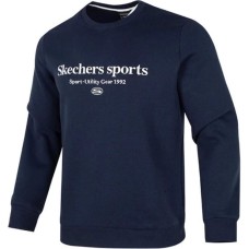 Skechers Colorful Sweatshirts Men Navy Blue Синий, M