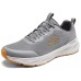 Skechers Sport Anti-Slip Wear-Resistant Low-Top Casual Running Shoes Men's Gray Orange Серый/Оранжевый, 39