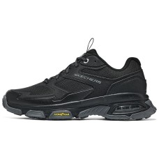 Skechers Cushioned Slip-Resistant Lightweight Low-Top Casual Shoes Men's Black Черный, 43