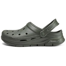 Skechers Arch Fit Valiant Clogs Men's Olive Green Зеленый, 41