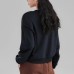 Skechers Sweatshirt Women's Charcoal Black Carbon Black 0018, L