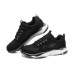 Skechers Cushioning Anti-Slip And Wear-Resistant Low-Top Casual Shoes Men's Black Gray Color 43