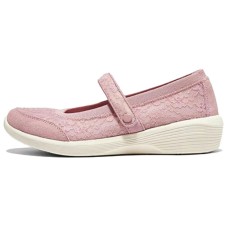 Skechers Modern Comfort Slip Resistant And Breathable Low Top Casual Shoes Women's Rose Red rose red color, 38.5