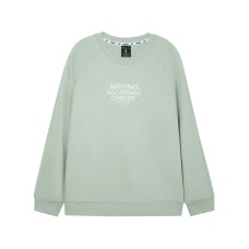 Skechers Sports Alliance Series Sweatshirt Women's Aqua Silver Green Mercury Green/04X2, S