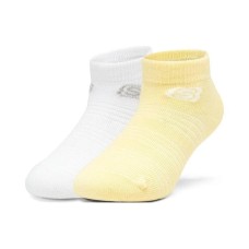 Skechers Kids Socks 2 Pack Kids' 2 pairs (bright white/sallow/03YF), S