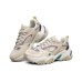 Skechers Stamina V2 Cushioning Breathable Low-Top Chunky Sneakers Women's Natural Purple 35