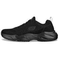 Skechers Stamina Airy SR Cushioned Anti Slip Wear Resistant Breathable Lightweight Low Top Casual Shoes Men's Black 41