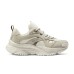 Skechers Durable Breathable Low-Top Casual Running Shoes Women's Beige Gray BEIGE GRAY, 35