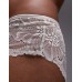 ARKET lace hipster brief with scalloped edge in white Белый, XS - US 2