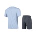Skechers Casual Sportswear Men's Cashmere Blue Set (Cashmere Blue/00F5), S