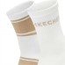 Skechers Ankle Socks Unisex 2 Pack Light Umber Gray/Bright White, M