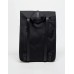 Rains 13330 unisex waterproof mini roll top backpack in black Черный