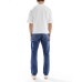 Jack & Jones Chris straight rigid jeans in mid blue wash Синий, W27 L32