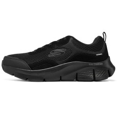 Skechers Flex Comfort Anti-Slip Wear-Resistant Breathable Rebound Low-Top Casual Shoes Men's Black Черный, 42.5
