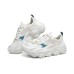 Skechers D'LITES Bear Whoops Anti-Slip Wear-Resistant Low-Top Running Shoes Women's White 36.5
