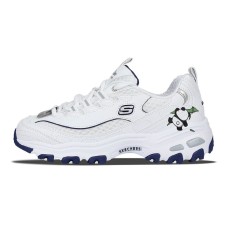 Skechers D'LITES 1.0 Back Panda Slip-Resistant Low-Top Chunky Sneakers Women's White Белый, 35.5