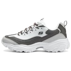 Skechers D'LITES 1.0 Wear-resistant And Lightweight Low-Top Casual Shoes Men's White Black Черно-белый, 41