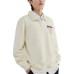 Skechers Sweatshirts Unisex Cream Ecru Cream Beige White, S