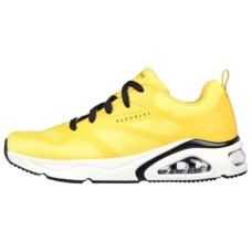 Skechers Tres Air Uno Revolution Airy Abrasion Resistant Breathable Low Top Casual Shoes Men's Yellow Желтый, 42