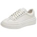 Skechers Court Classics Anti Slip Wear Resistant Low Top Skateboard Shoes Women's Ivory Бежевый, 37